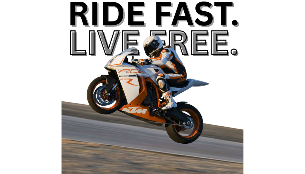 Ride Fast Live Free Oversized Graphic T-Shirt