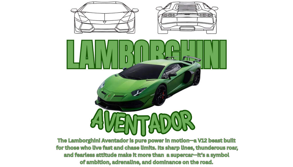Lamborghini Oversized T-Shirt