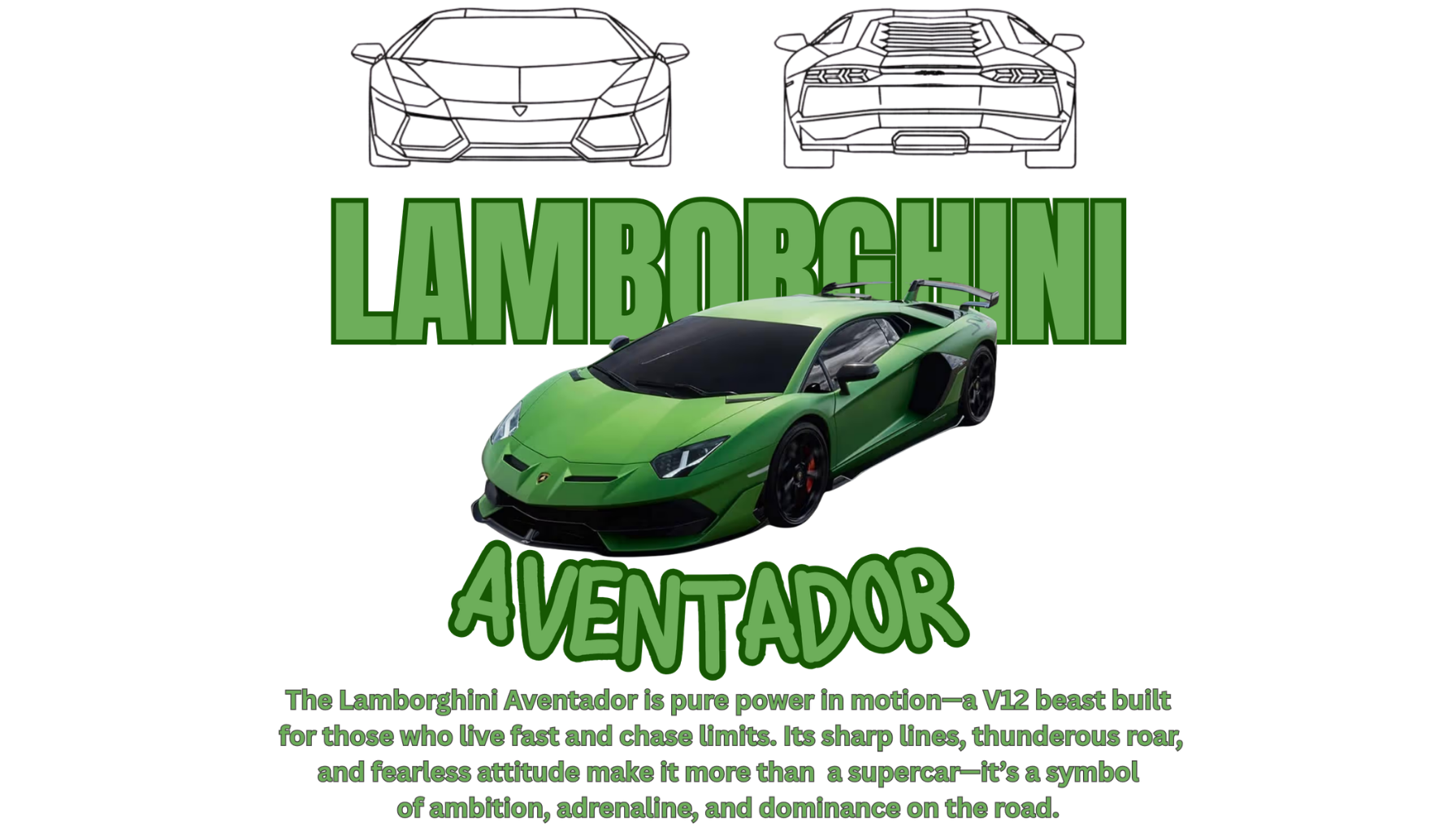 Lamborghini Oversized T-Shirt