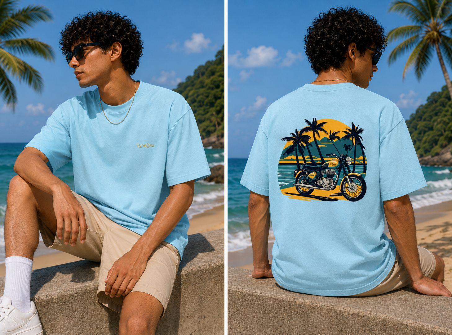 Sunset Ride Oversized Tee