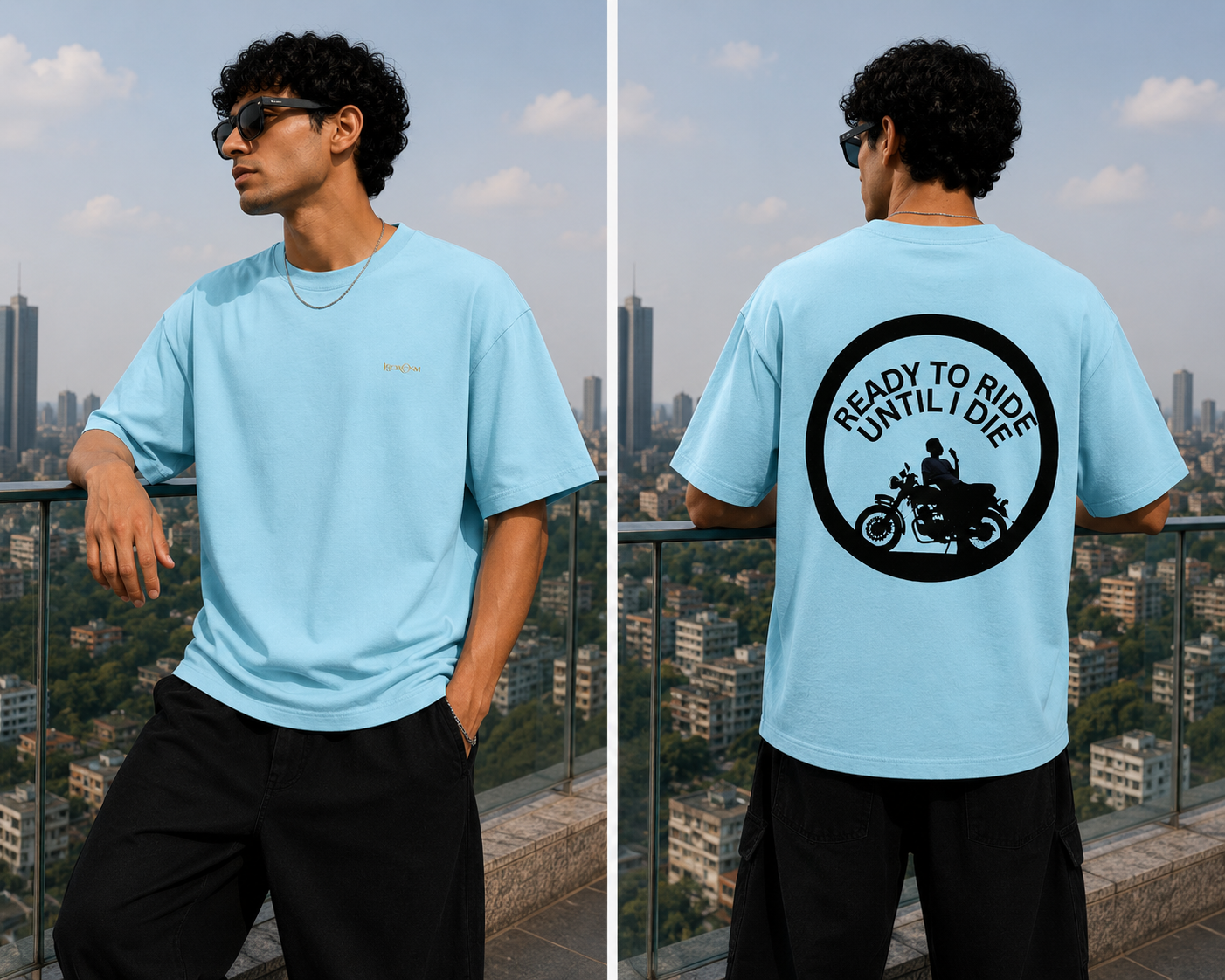 Ready to Ride premium oversized tee