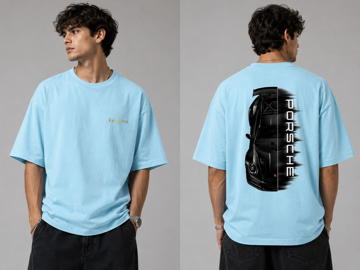 Porsche Unisex Oversized Tee