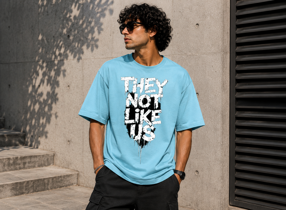 They Not Like Us Oversized Tee