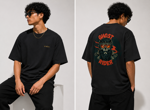Ghost Rider Oversized Graphic Tee