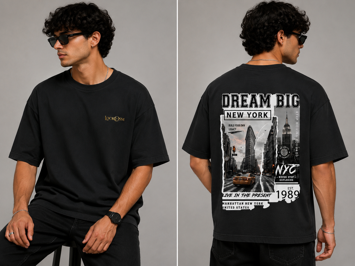 Dream Big NYC Oversized Tee