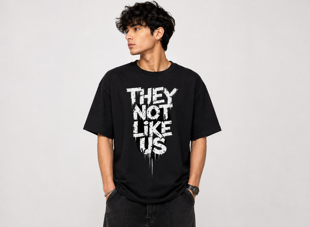 They Not Like Us Oversized Tee