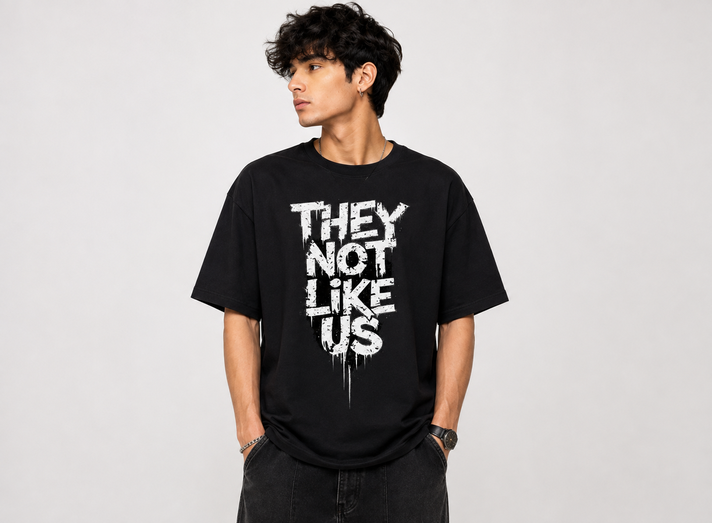 They Not Like Us Oversized Tee
