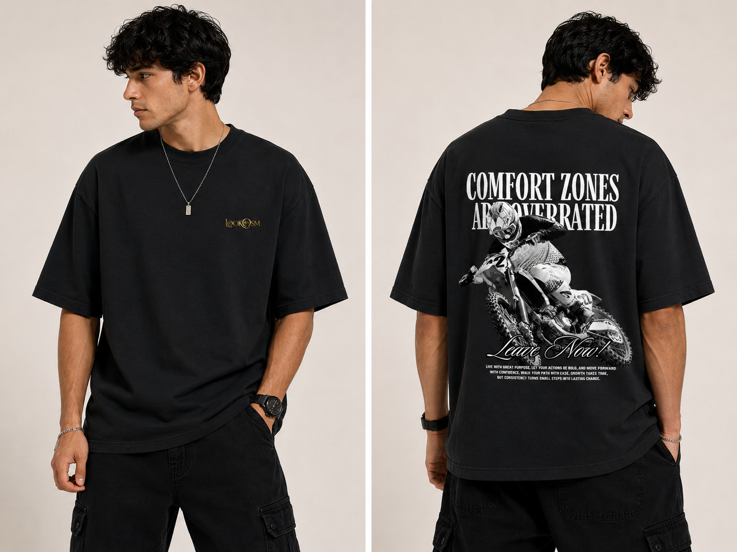 Comfort Zones Are Overrated Oversized Tee