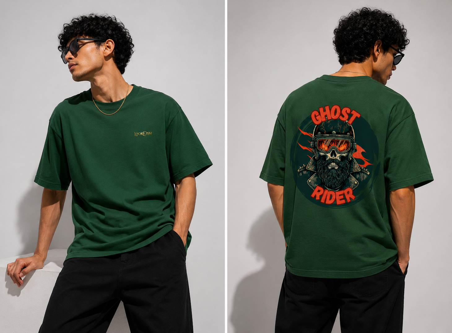 Ghost Rider Oversized Graphic Tee
