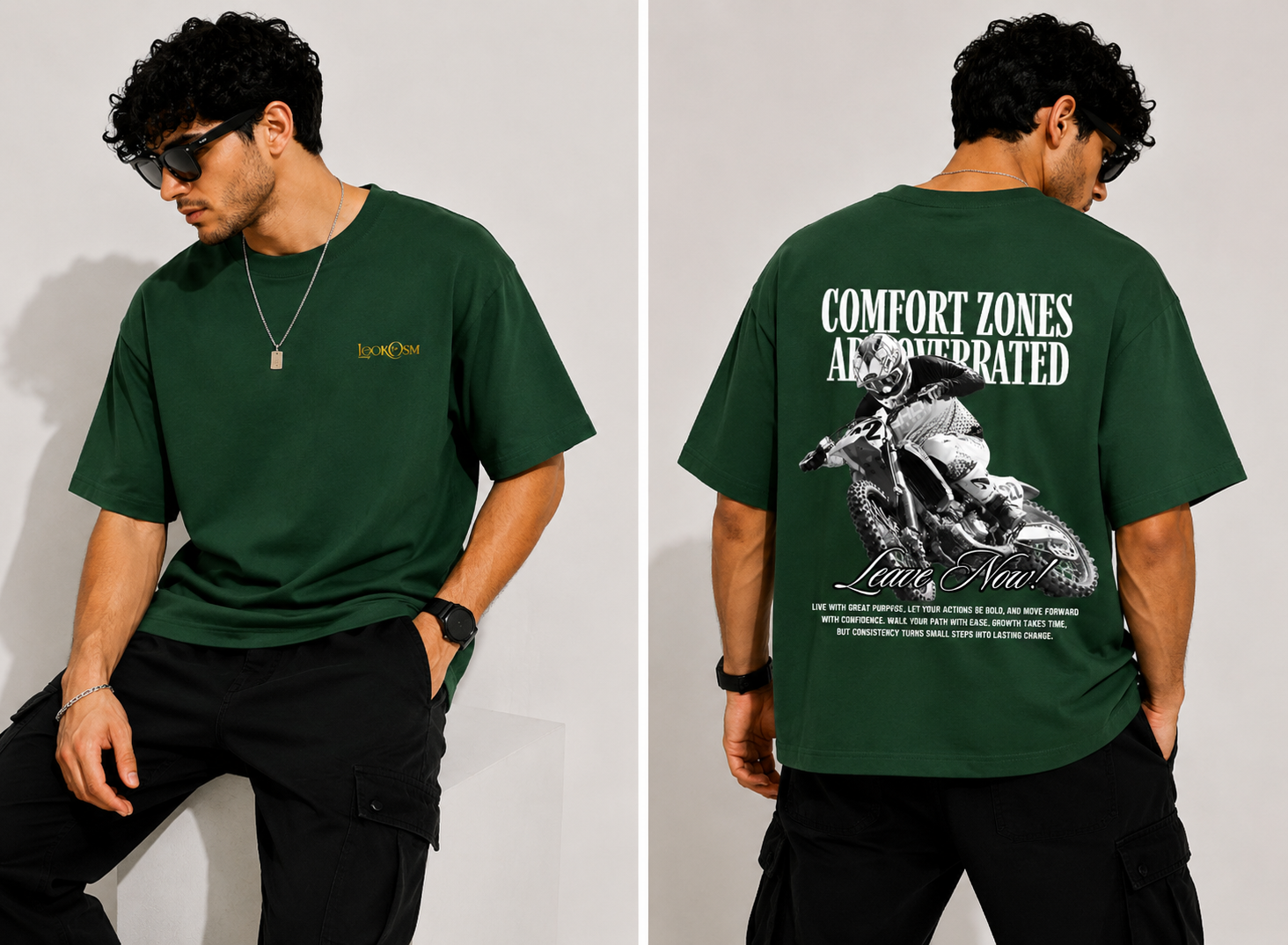Comfort Zones Are Overrated Oversized Tee