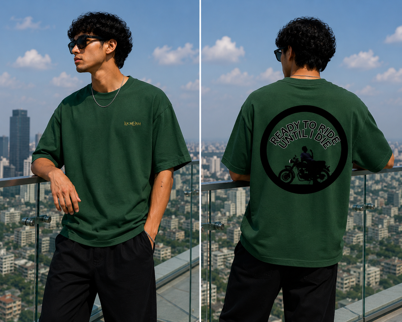 Ready to Ride premium oversized tee