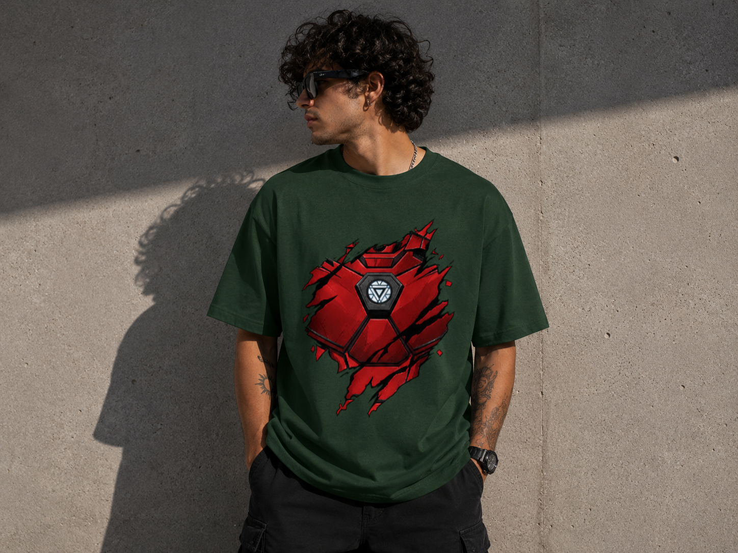 Iron Man Armor Oversized Tee
