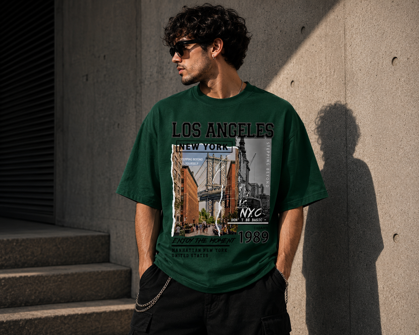 LOS ANGELES Oversized Tee