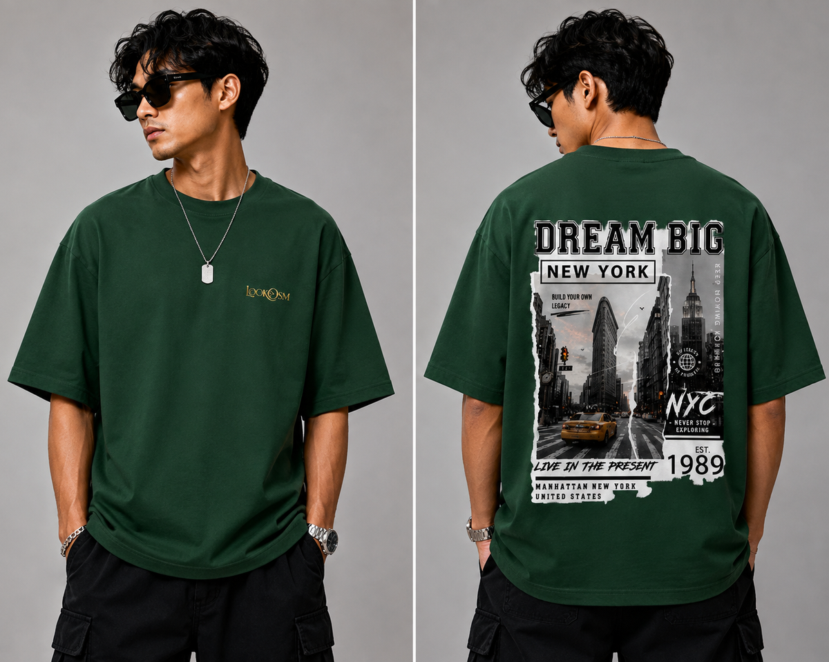 Dream Big NYC Oversized Tee