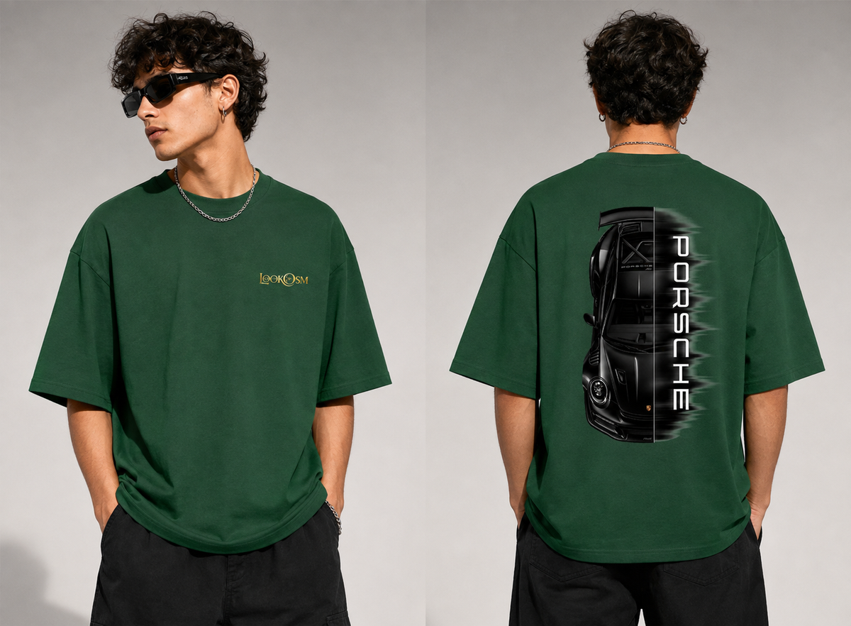 Porsche Unisex Oversized Tee