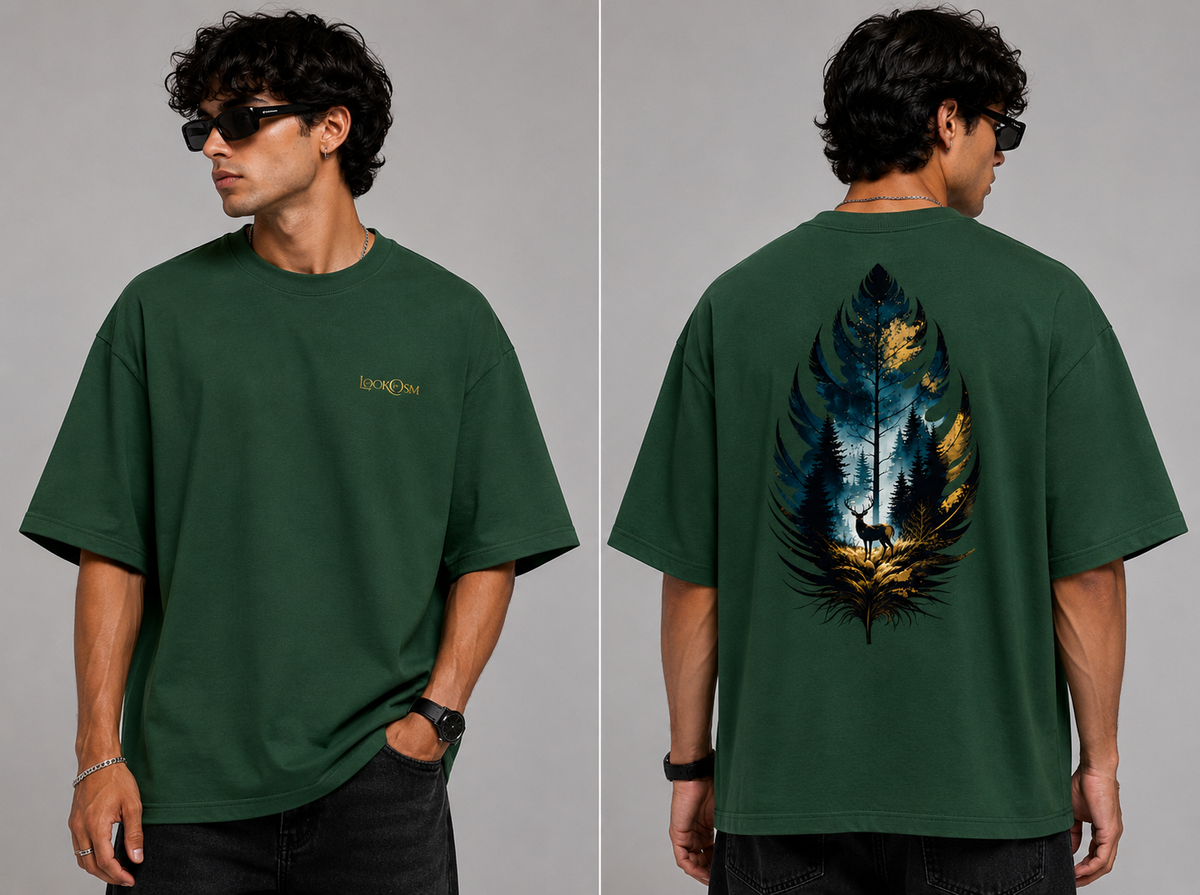Wild Leaf Oversized Tee