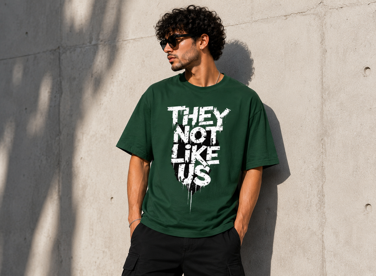They Not Like Us Oversized Tee