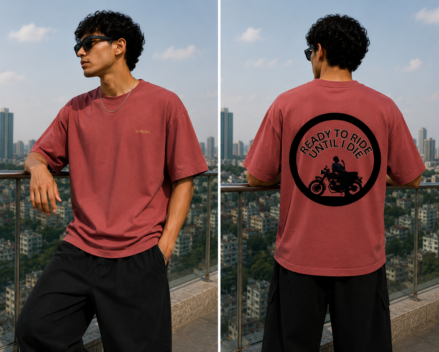 Ready to Ride premium oversized tee