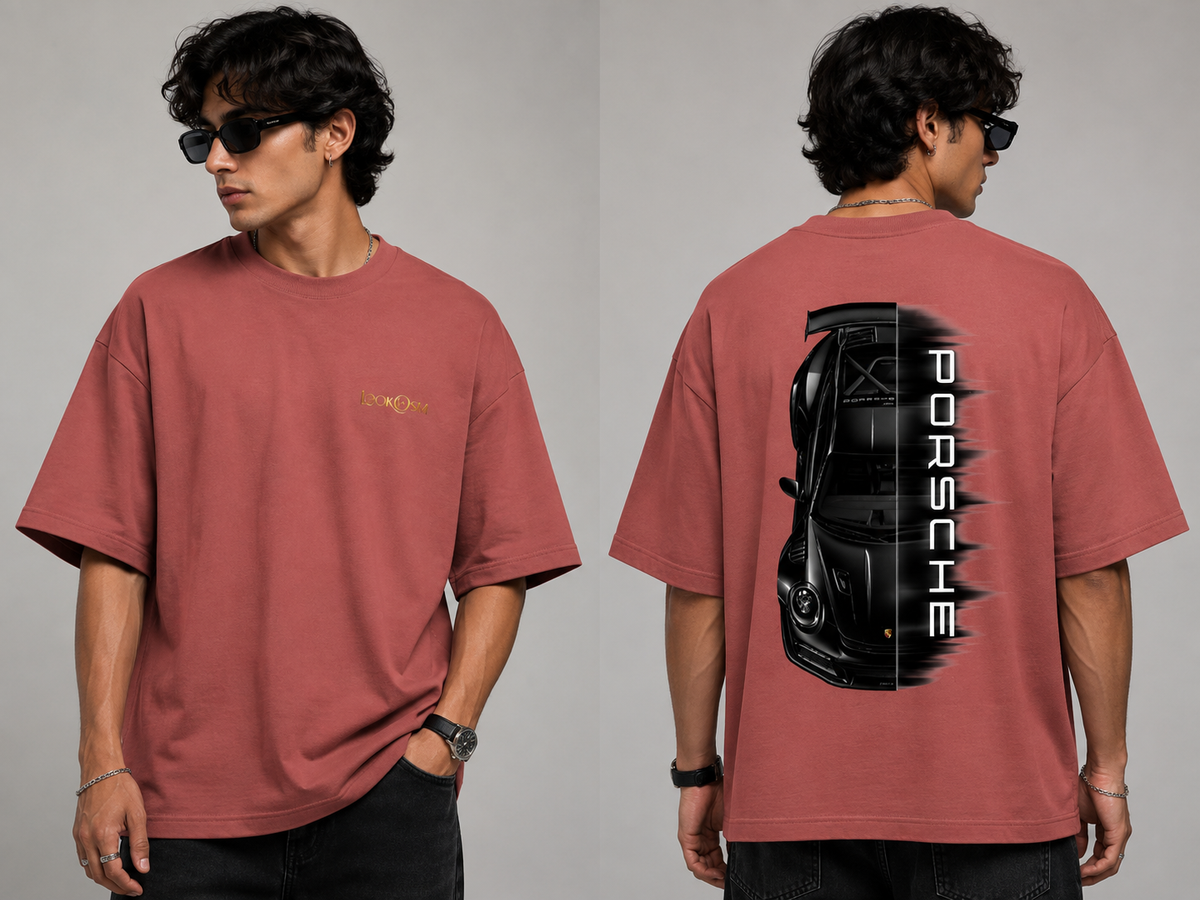 Porsche Unisex Oversized Tee