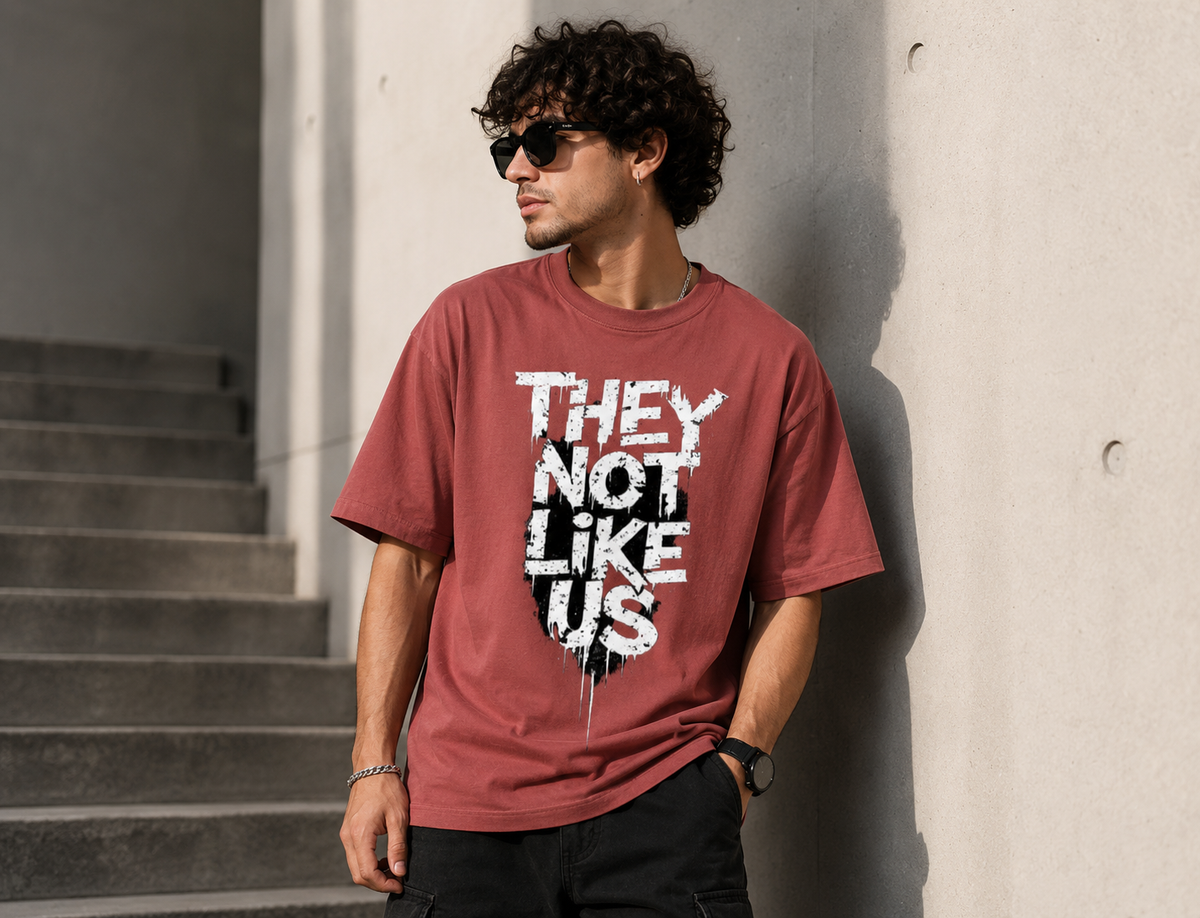 They Not Like Us Oversized Tee