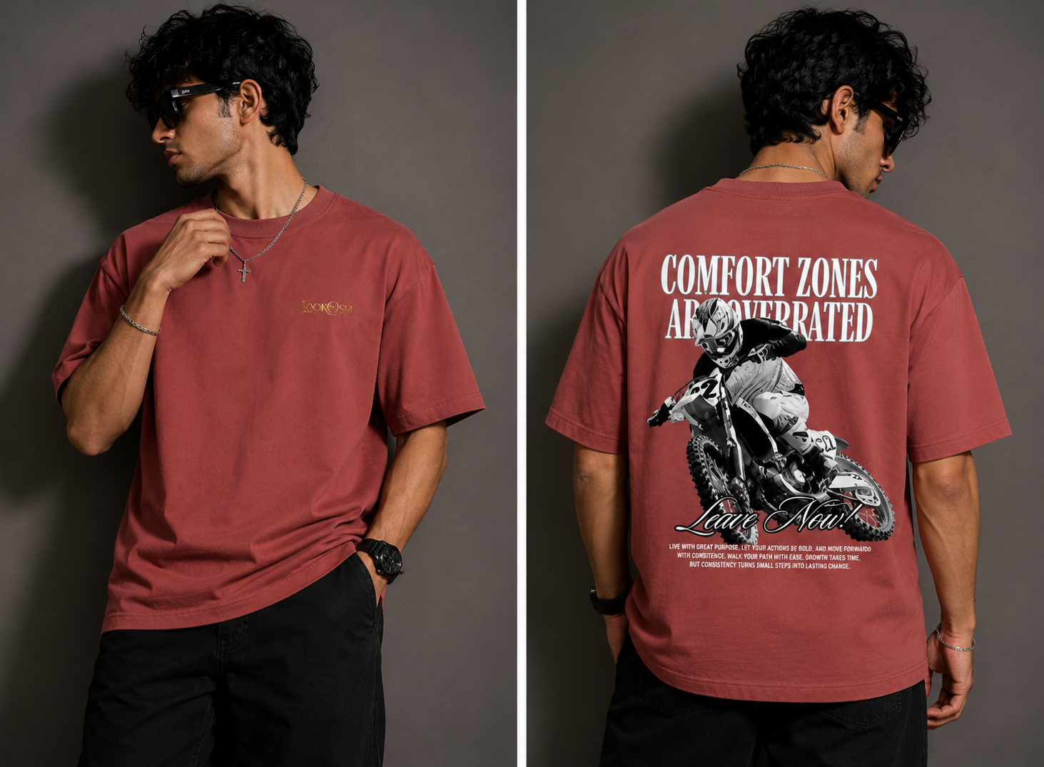 Comfort Zones Are Overrated Oversized Tee