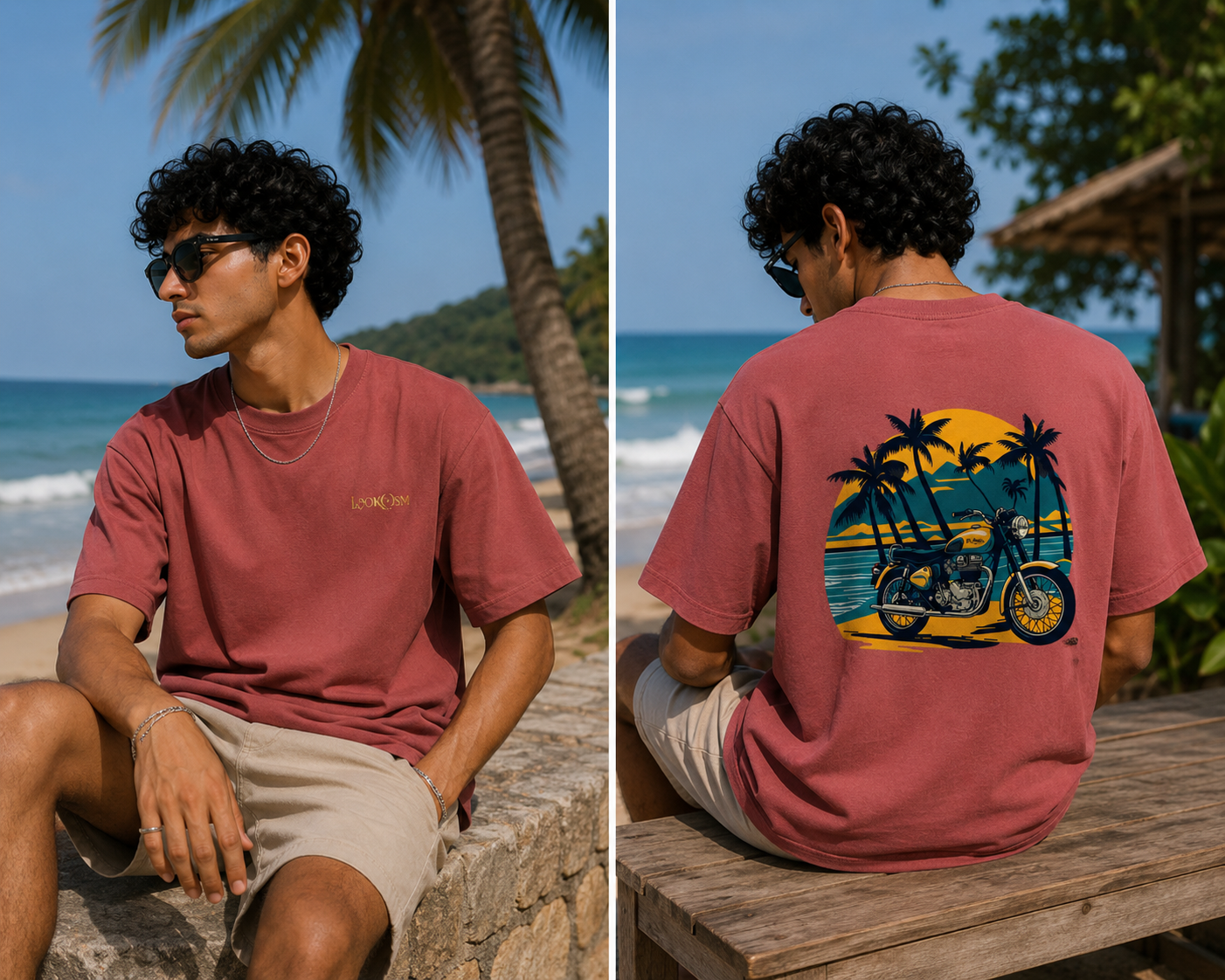 Sunset Ride Oversized Tee