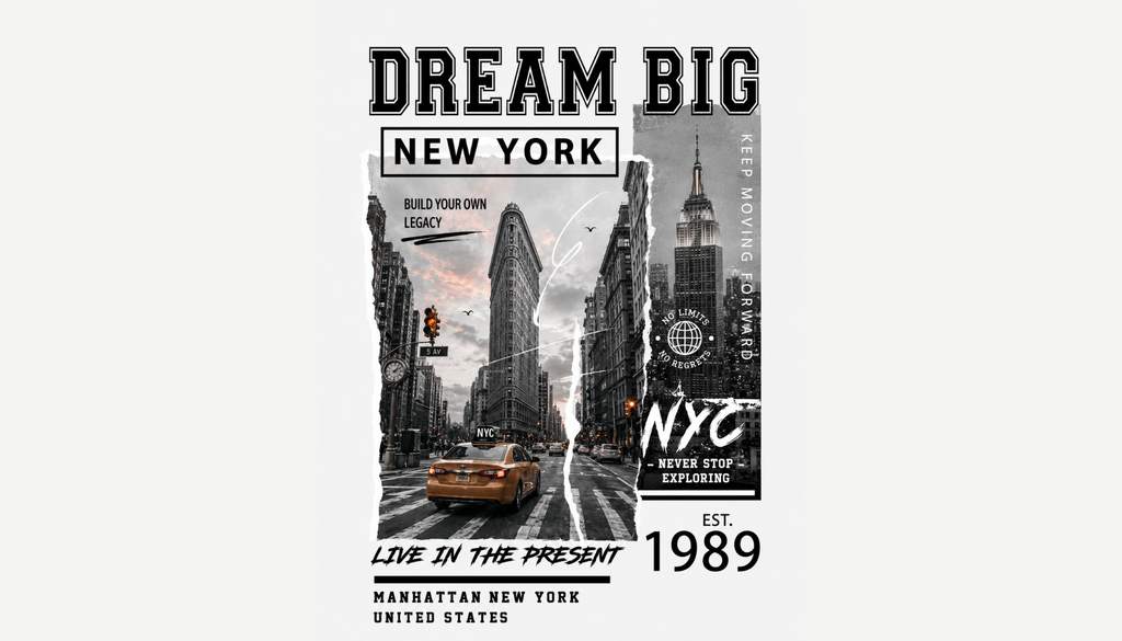 Dream Big NYC Oversized Tee
