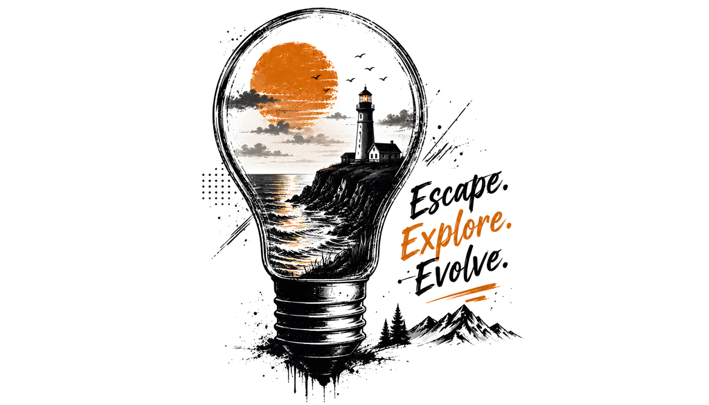 Escape, Explore & Evolve oversized tee