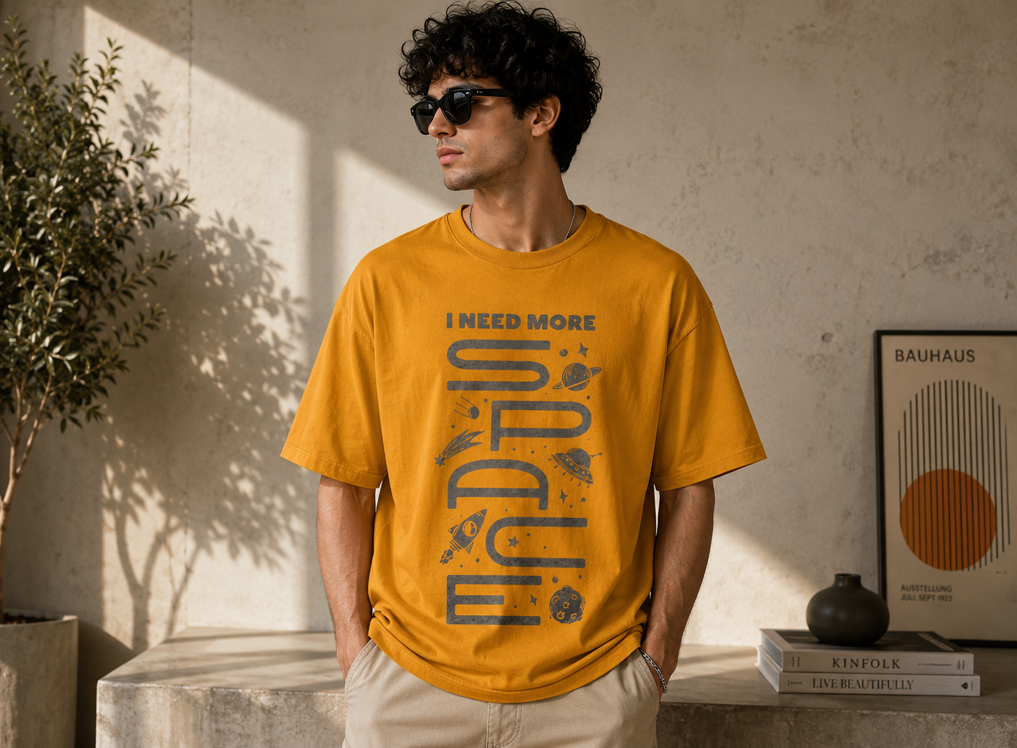 I Need More Space Oversized Classic Tee