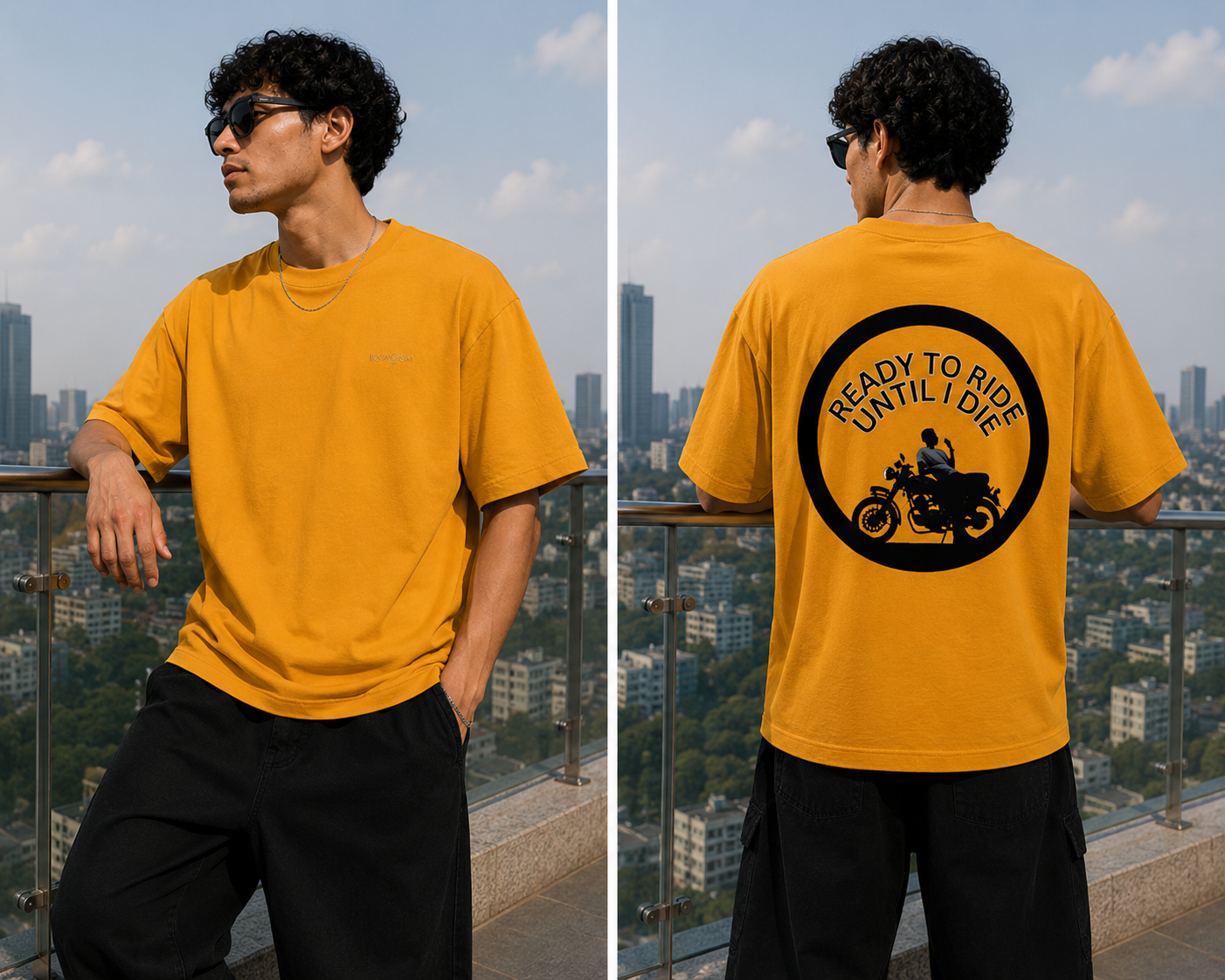Ready to Ride premium oversized tee
