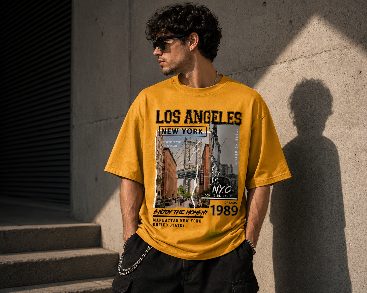 LOS ANGELES Oversized Tee