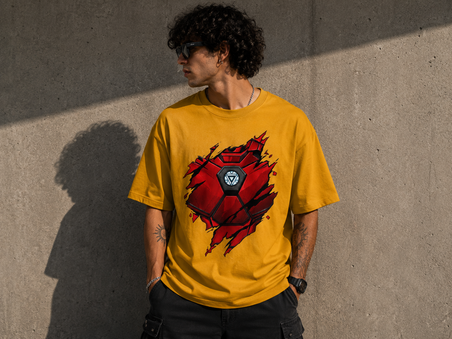Iron Man Armor Oversized Tee