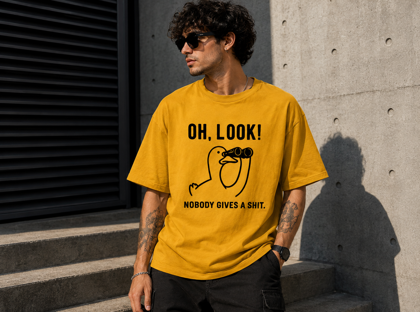 Oh Look N.G.A.S  Oversized Tee