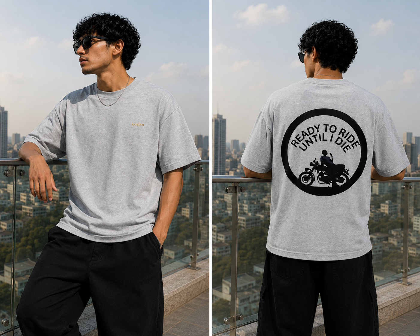 Ready to Ride premium oversized tee