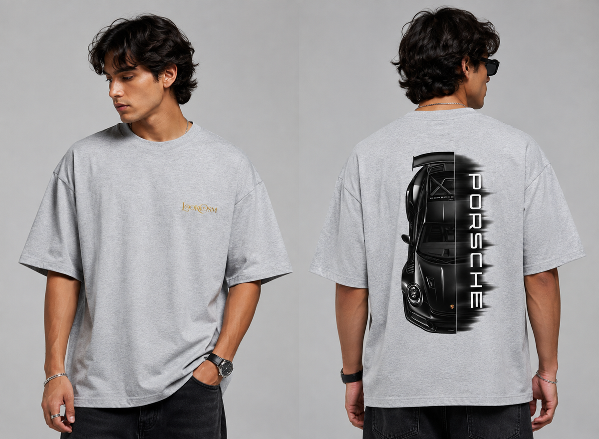 Porsche Unisex Oversized Tee