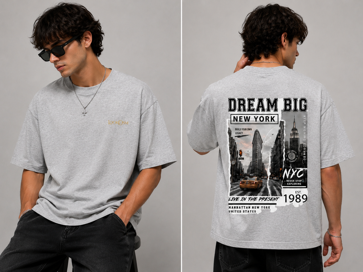 Dream Big NYC Oversized Tee