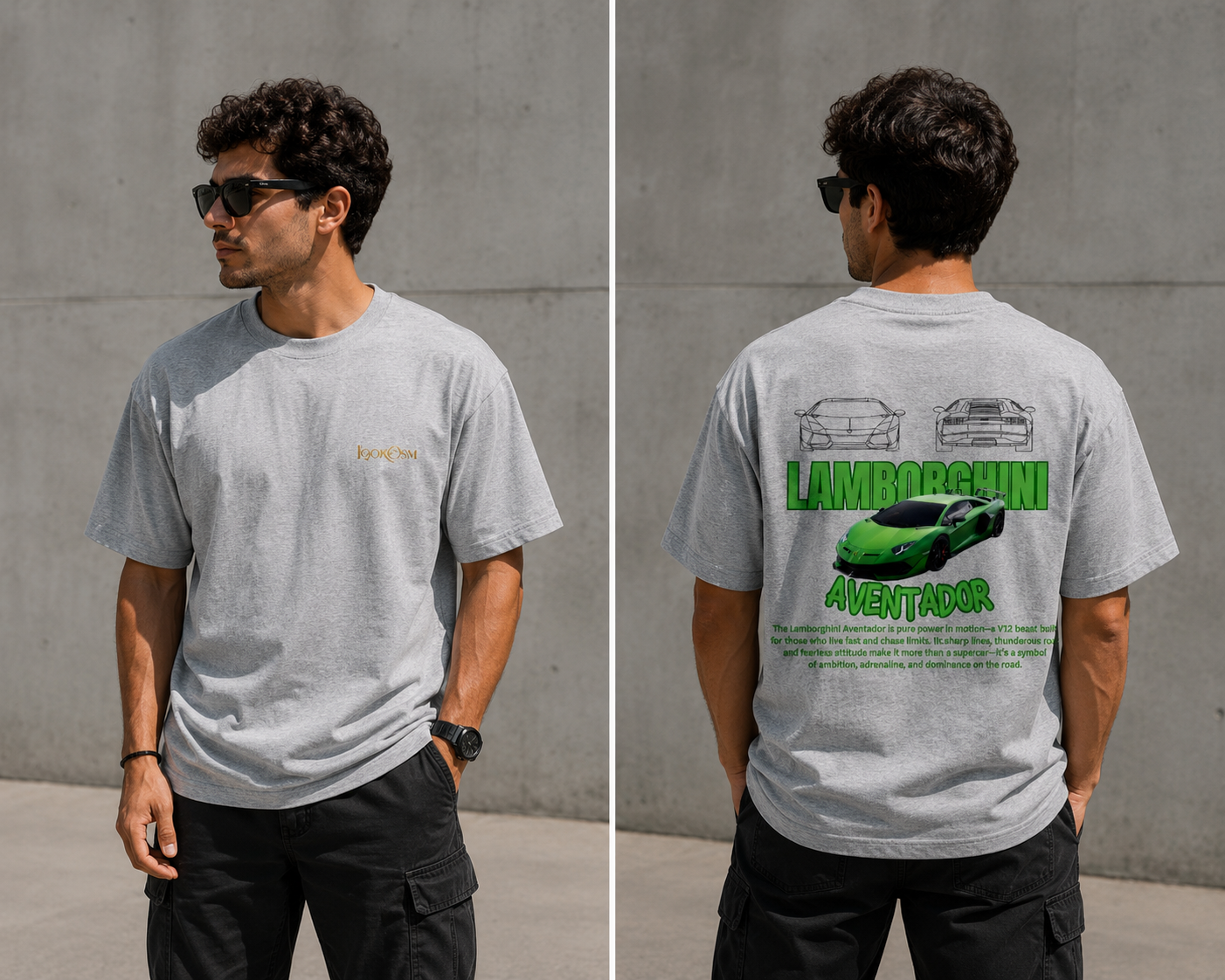Lamborghini Oversized T-Shirt