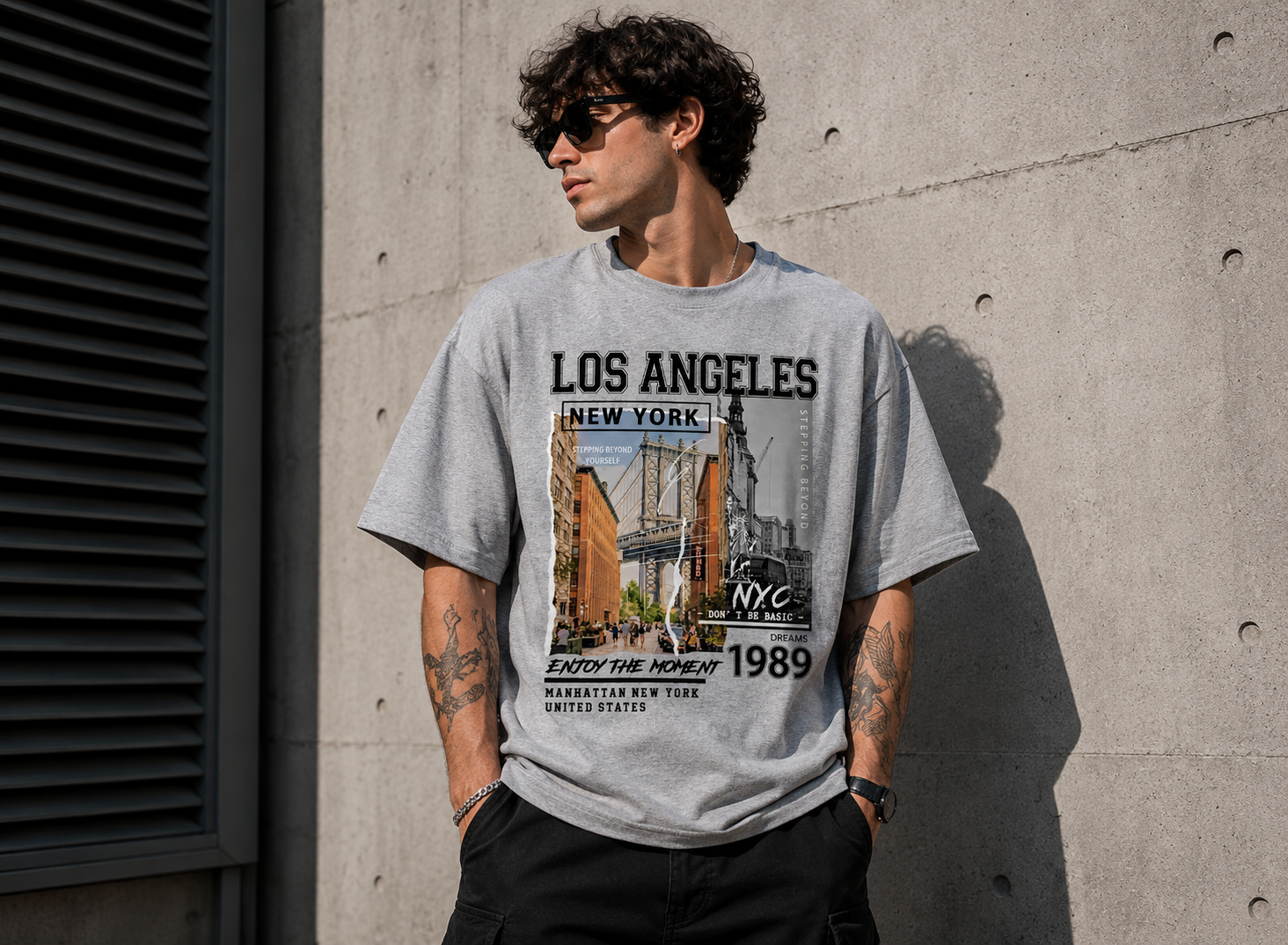 LOS ANGELES Oversized Tee
