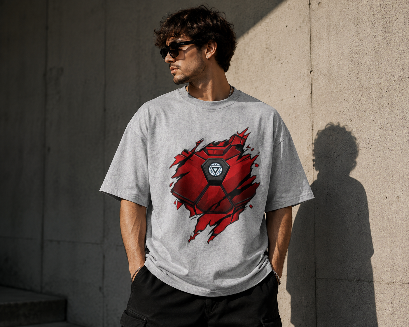 Iron Man Armor Oversized Tee