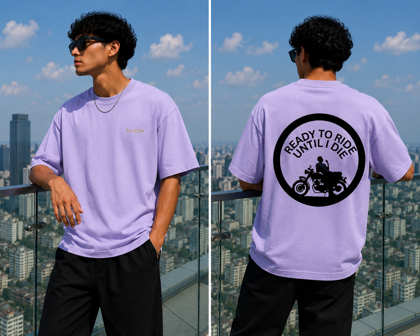 Ready to Ride premium oversized tee