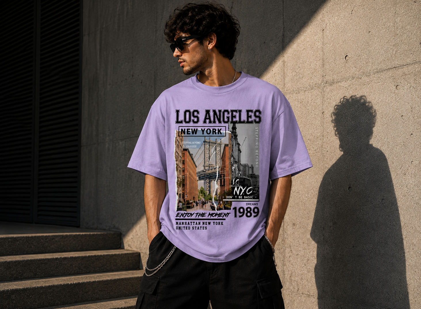 LOS ANGELES Oversized Tee