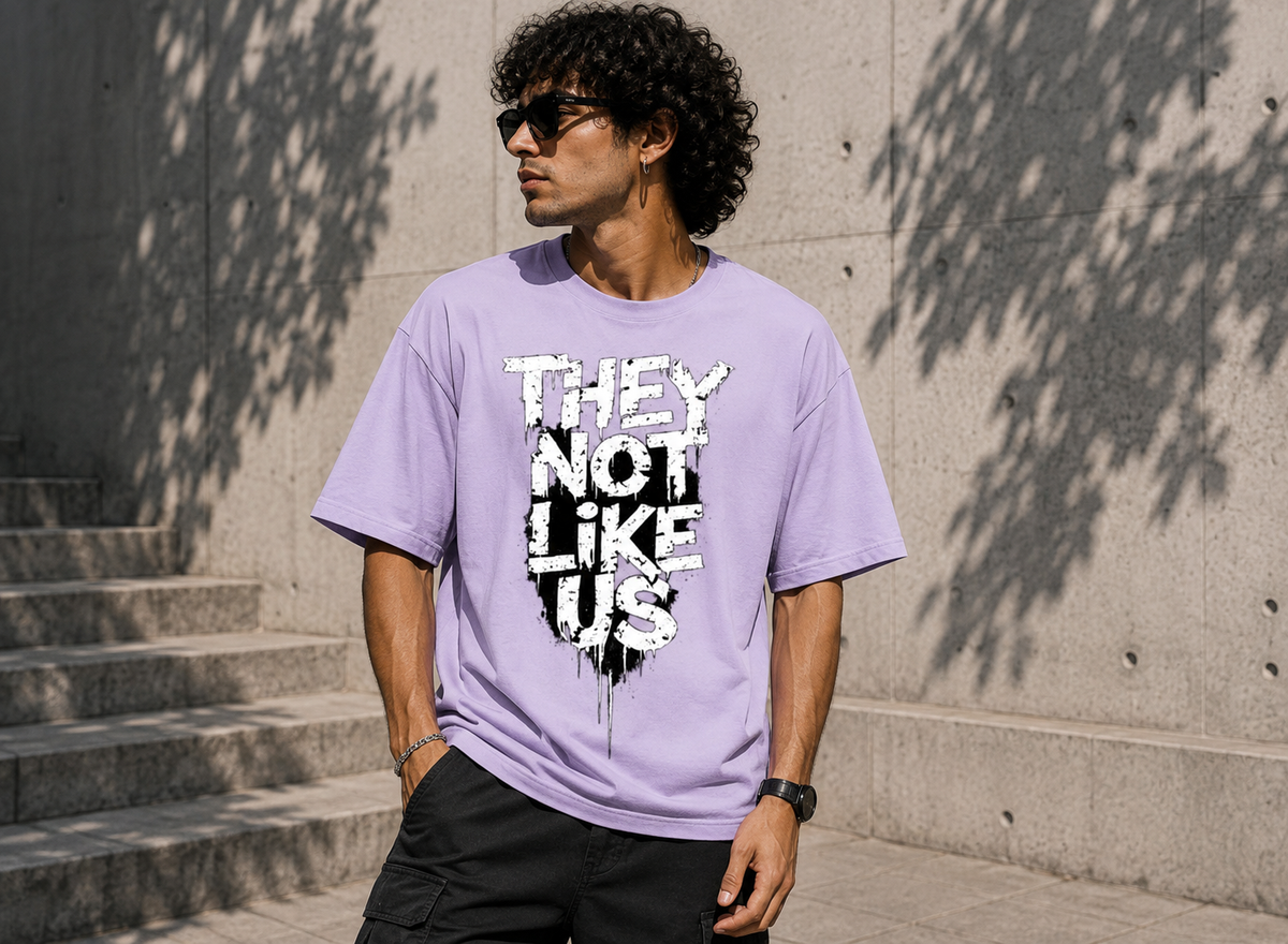 They Not Like Us Oversized Tee
