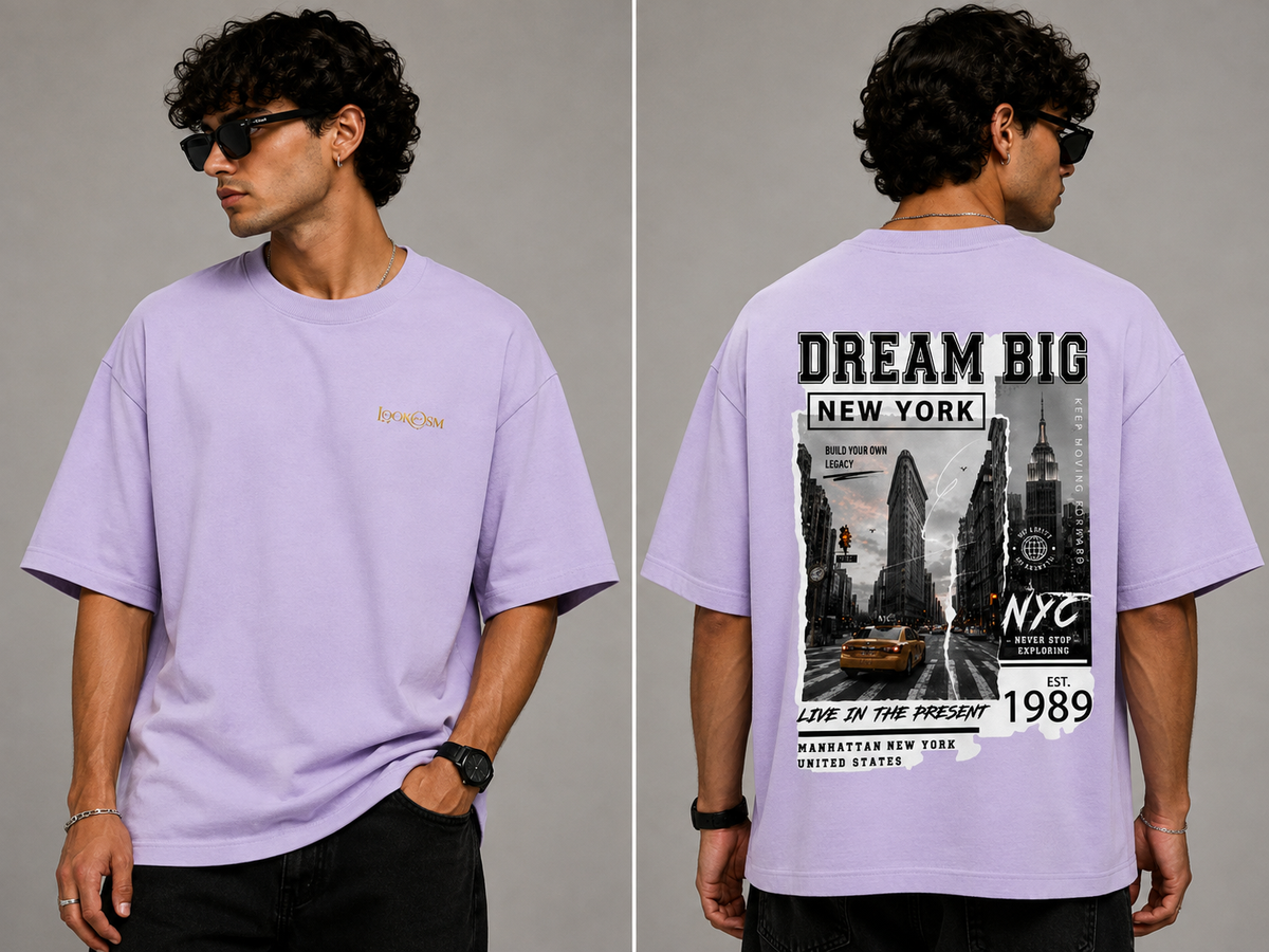 Dream Big NYC Oversized Tee