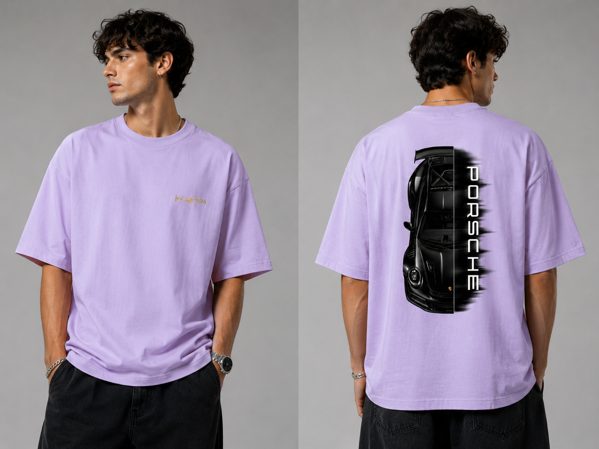Porsche Unisex Oversized Tee
