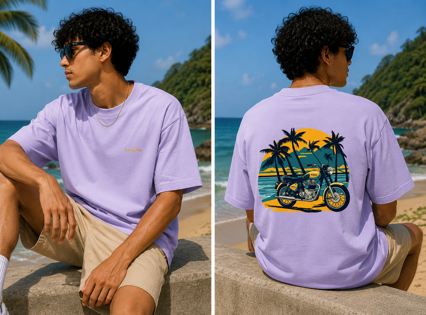 Sunset Ride Oversized Tee