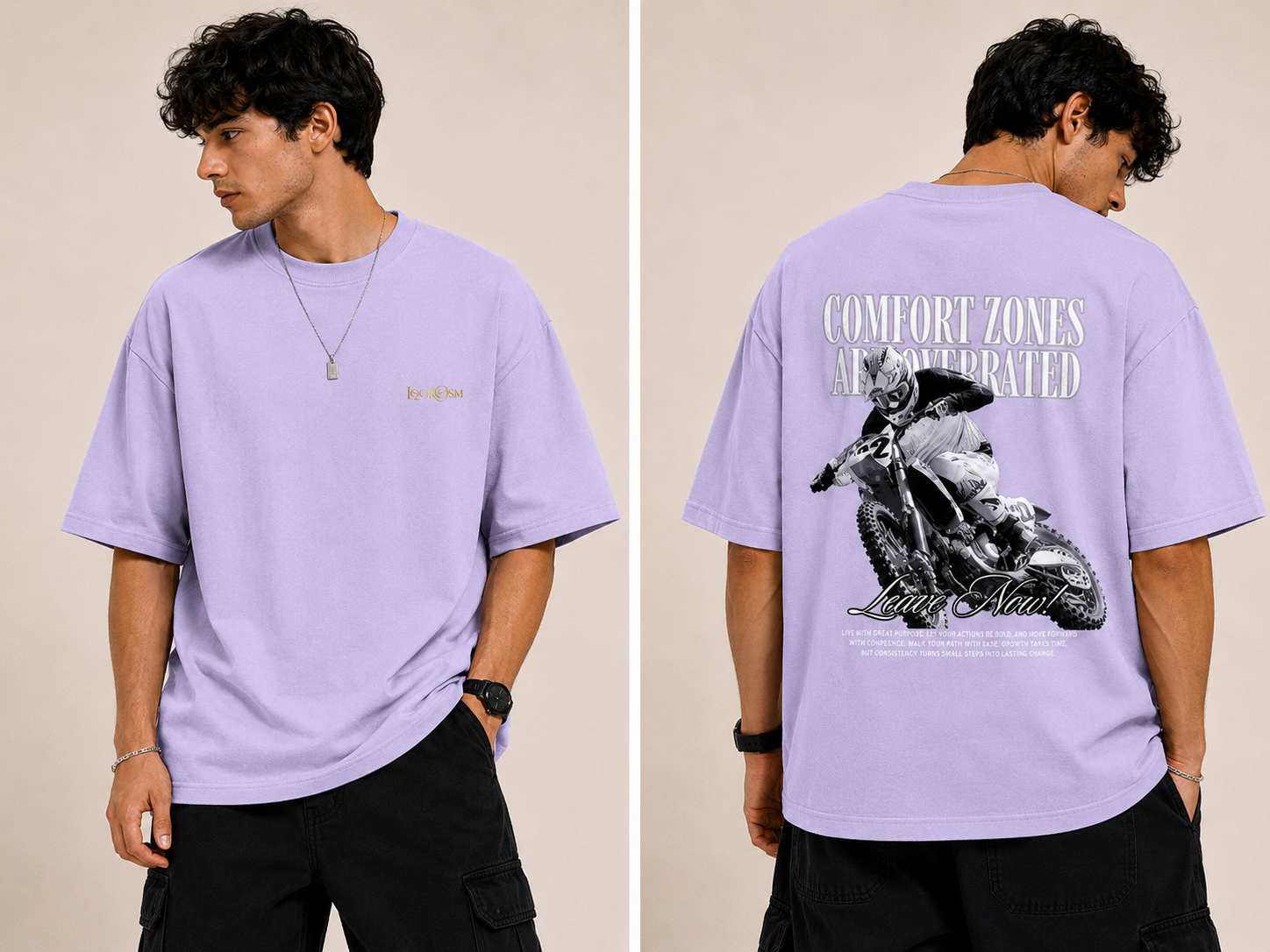 Comfort Zones Are Overrated Oversized Tee