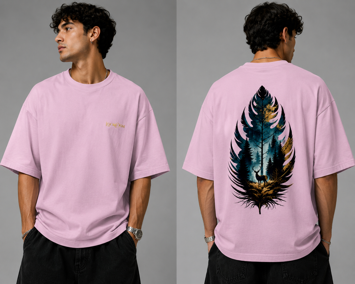 Wild Leaf Oversized Tee