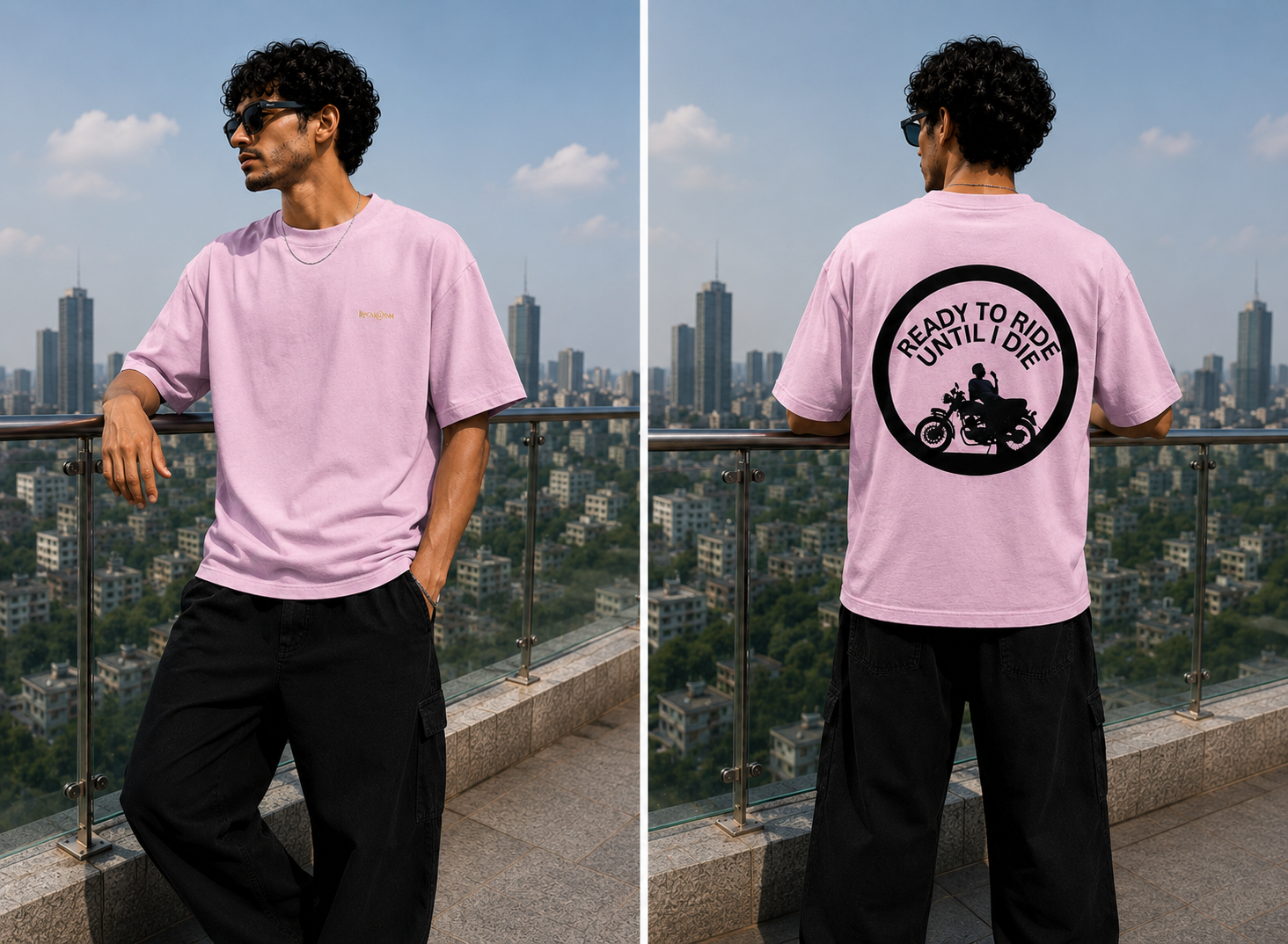 Ready to Ride premium oversized tee