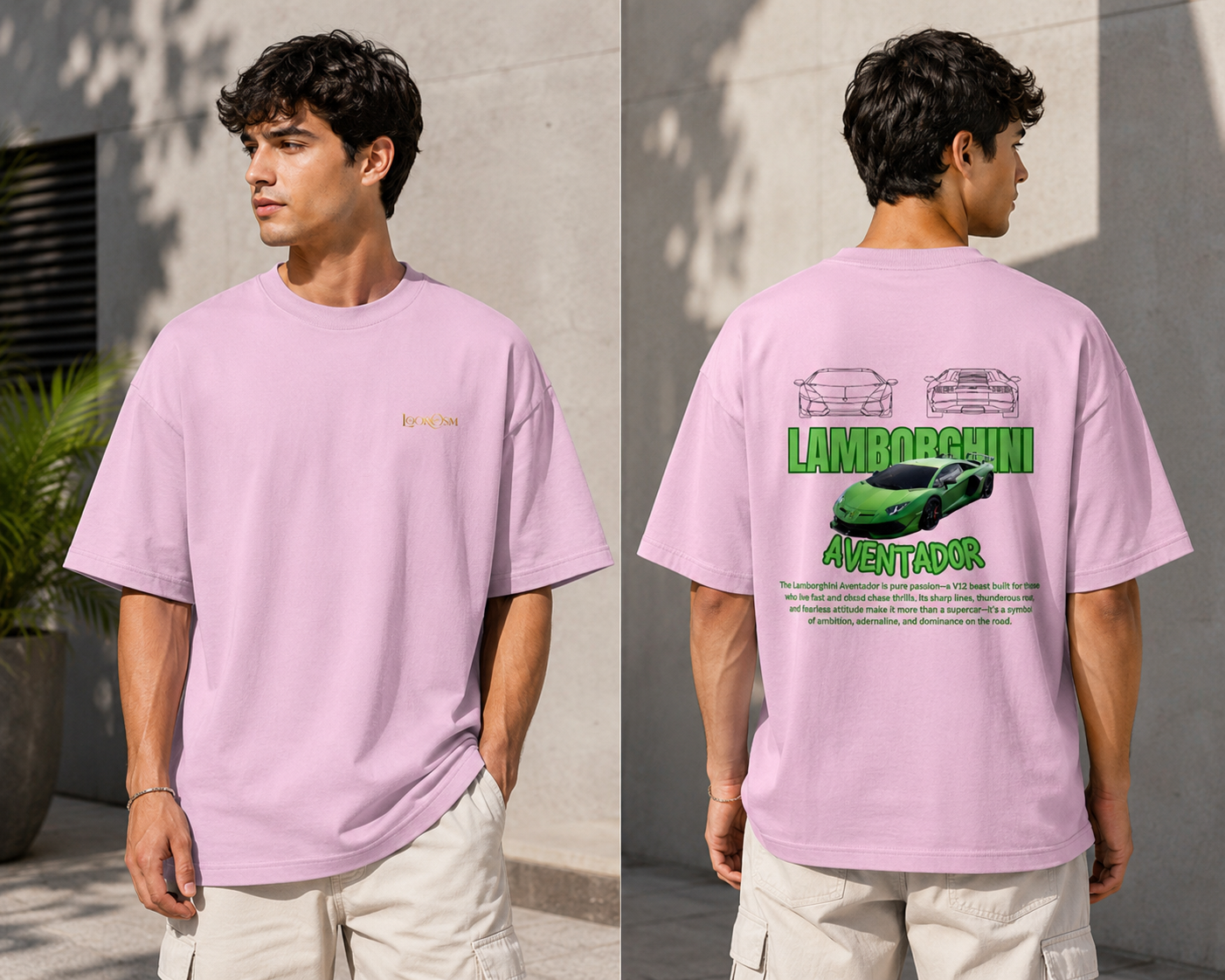 Lamborghini Oversized T-Shirt