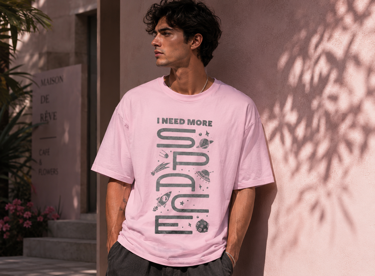 I Need More Space Oversized Classic Tee